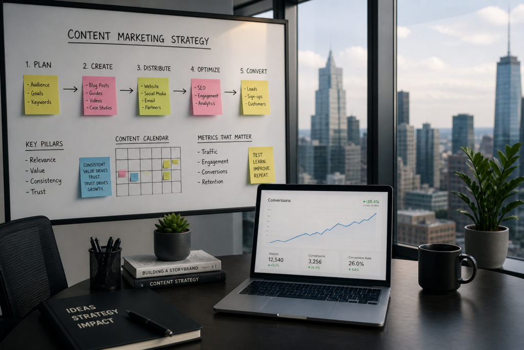 Content marketing services strategy