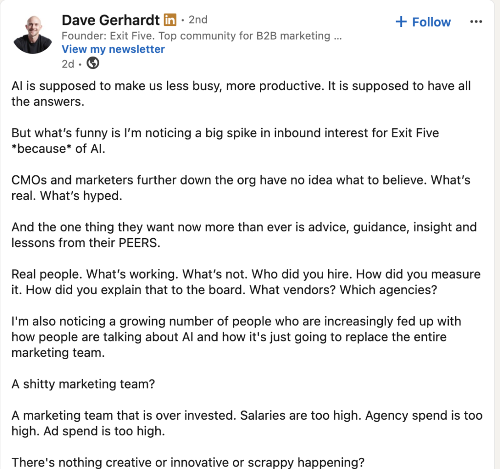 social media content strategies LinkedIn